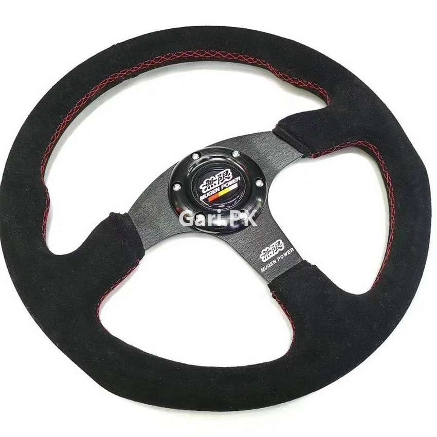 Mugen Steering Wheel Suede Leather Brand New Alloy Wheels 2021 Alloy