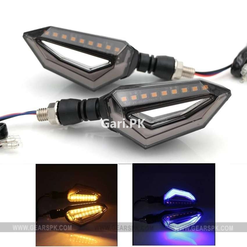Motorcycle Bike Drl Indicator With Flow Light Eagle Eye Style 2024