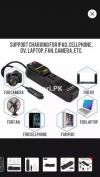 Super Fast Mobile Charger 4usb Port 220w Mobile Chargers and Holders