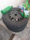 5 Tyres With Rim 4 Nuts 185 65 14