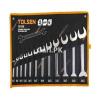 Tolsen 15165 12 Pieces Double Open End Spanners Set