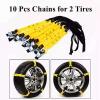 Car Easy Installation Snow Chain Tire Anti Skid Belt Safe Secu