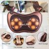 8 Balls Head Neck Body Massage Pillow Home Car Dual Use