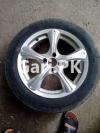 195 60 16 Aik Japani Tyre With Aik Japni 16 Ka Rim Steel