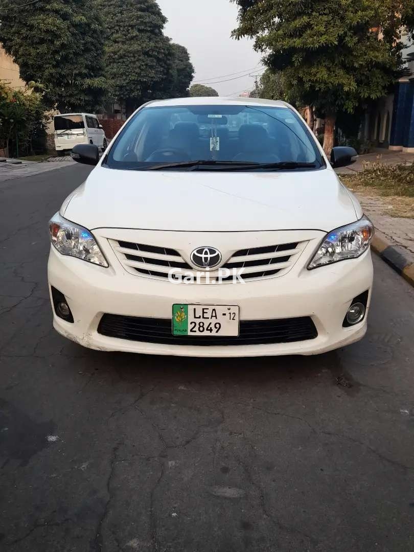 Toyota Corolla XLI 2012