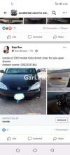 Toyota Corolla XLI 2003 For Sale in Arifwala