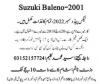 Suzuki Baleno  2001 For Sale in Karachi
