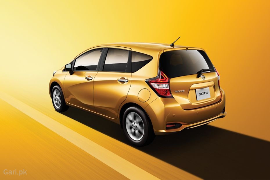 Nissan Note 2025 Exterior Rear Left View Nissan Note 2025 Exterior Rear Left View
