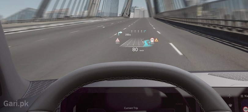 Kia EV9 2025 Interior Head Up Display (HUD) Kia EV9 2025 Interior Head Up Display (HUD)