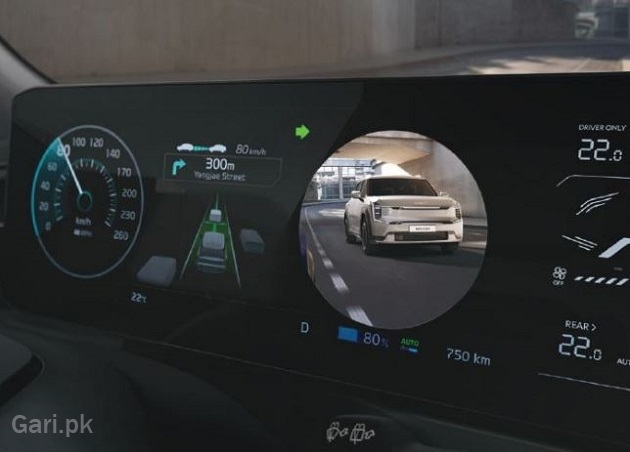 Kia EV9 2025 Safety Blind Spot View Monitor (BVM) Kia EV9 2025 Safety Blind Spot View Monitor (BVM)