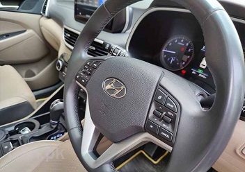 Hyundai Tucson 2024 Interior Multifunction Steering Wheel Hyundai Tucson 2024 Interior Multifunction Steering Wheel