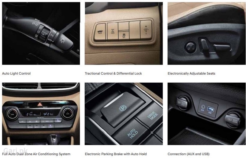 Hyundai Tucson 2024 Feature Details Hyundai Tucson 2024 Feature Details
