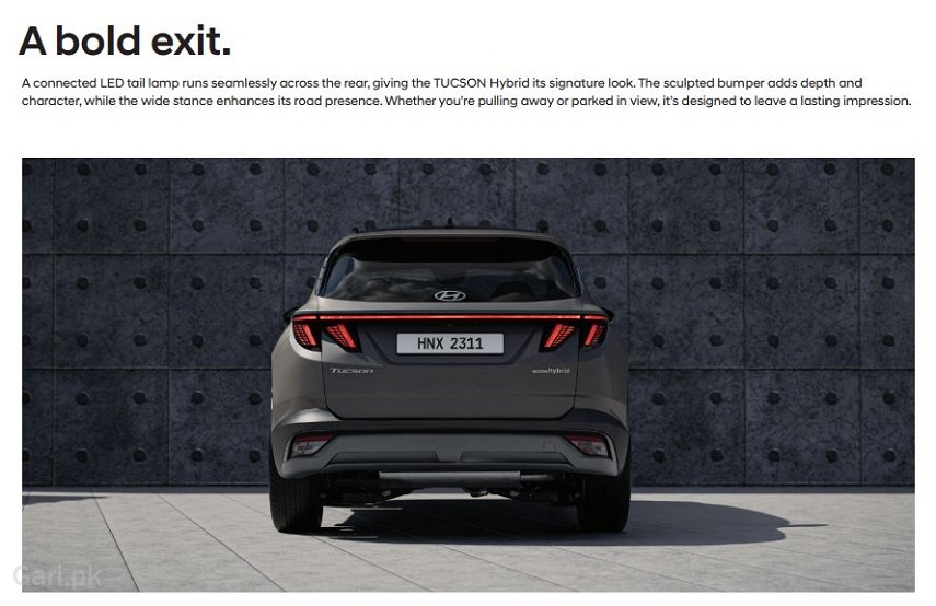 Hyundai Tucson Hybrid 2025 Photo with Details Hyundai Tucson Hybrid 2025 Photo with Details