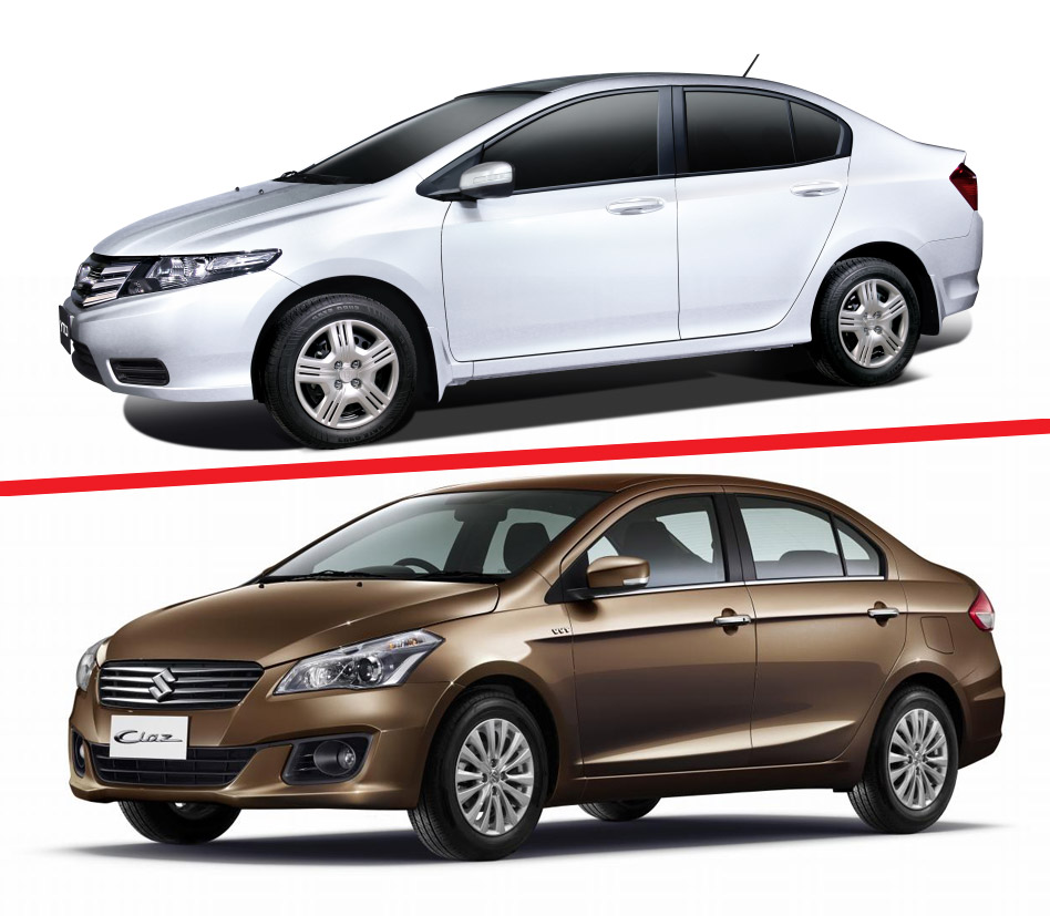 Honda City vs Suzuki Ciaz Battle of Urban Sedans