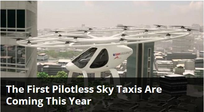 Pilotless Sky Taxis