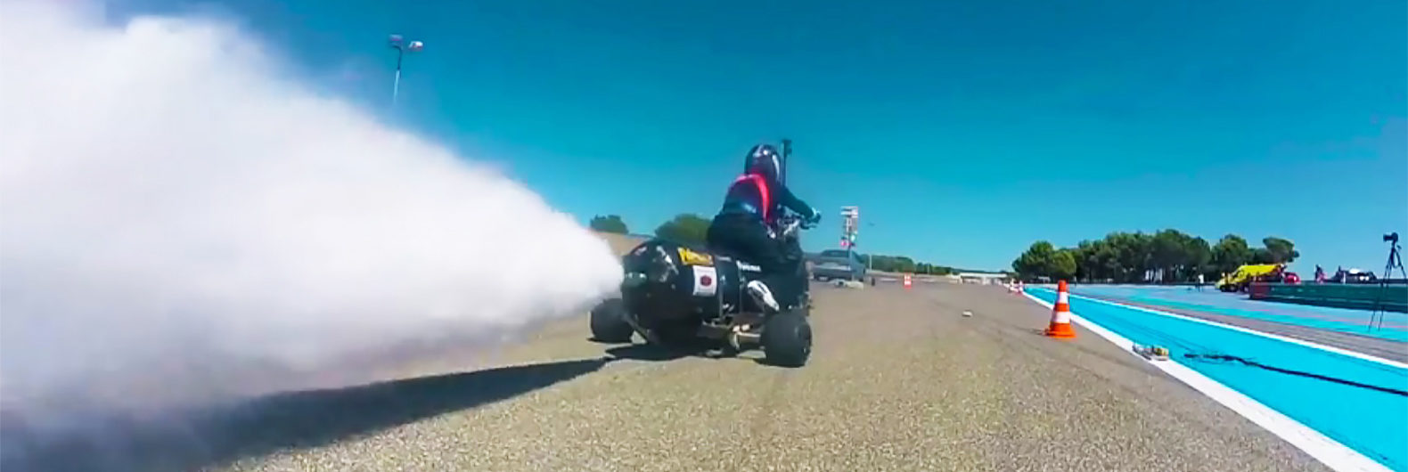 Motorcycle with Water Rocket