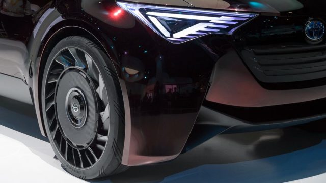 Toyota Airless Tires Lighter Vehicles