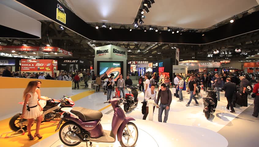 The Annual Motorcycle Show in Italy