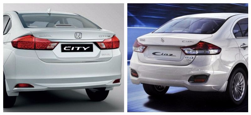 Suzuki Ciaz Comparison with Honda City