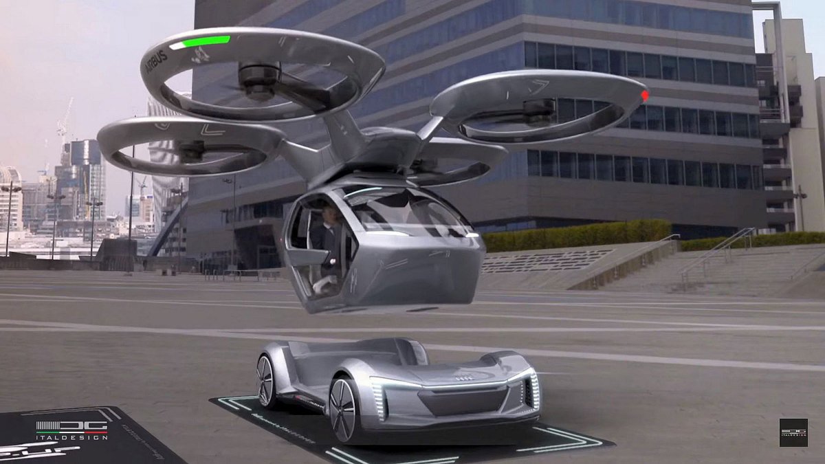 POP UP NEXT: FLYING TAXI IDEA BY AUDI