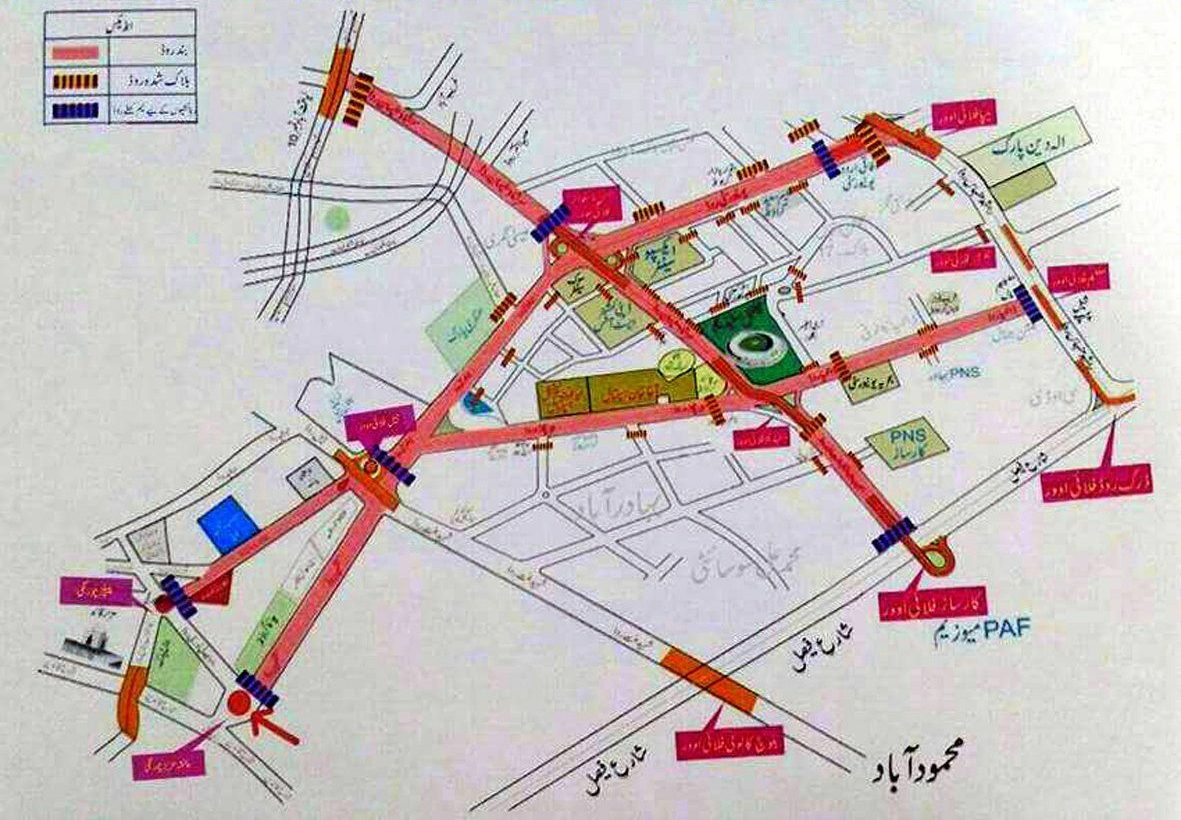 PSL 2018 Final Karachi Traffic Plan