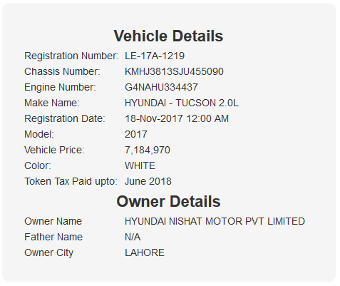 Hyundai Tucson Spotted In Lahore