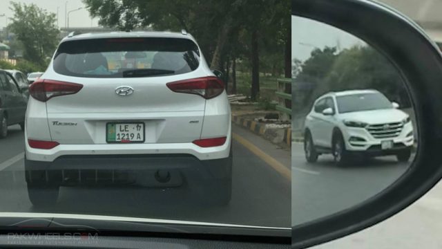 Hyundai Tucson Spotted In Lahore