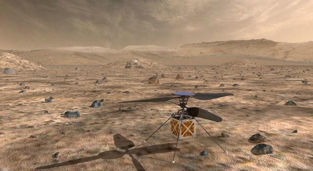 NASA Flies Helicopter on Mars