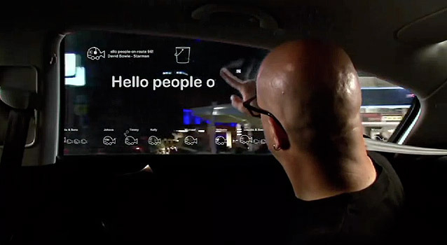 Smart and Interactive Car Windows Can be Next Thing