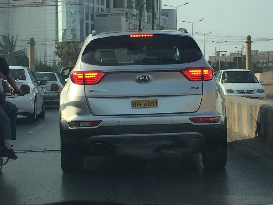 KIA SPORTAGE SPOTTED