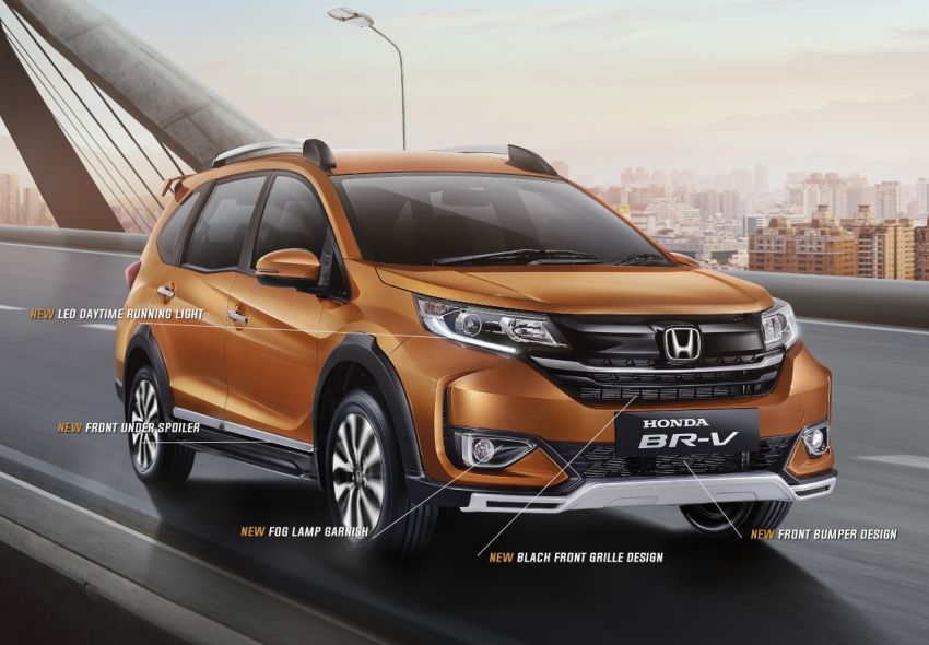 Launching of Honda BR-V Facelift Version in Indonesia