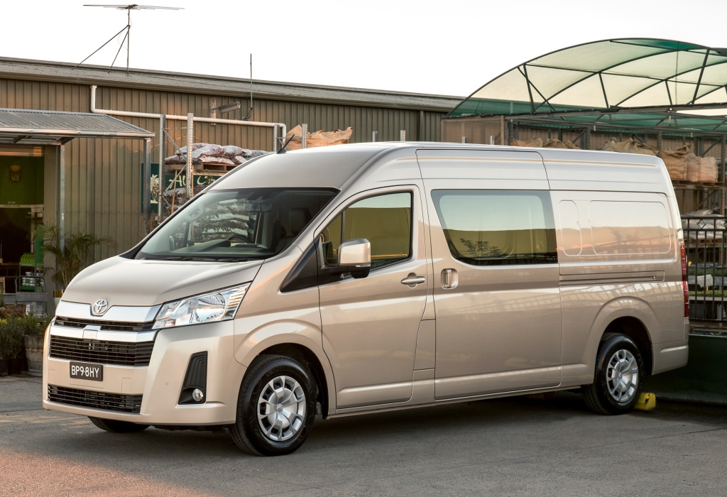 The latest 6th generation Toyota Hiace has been uncovered in