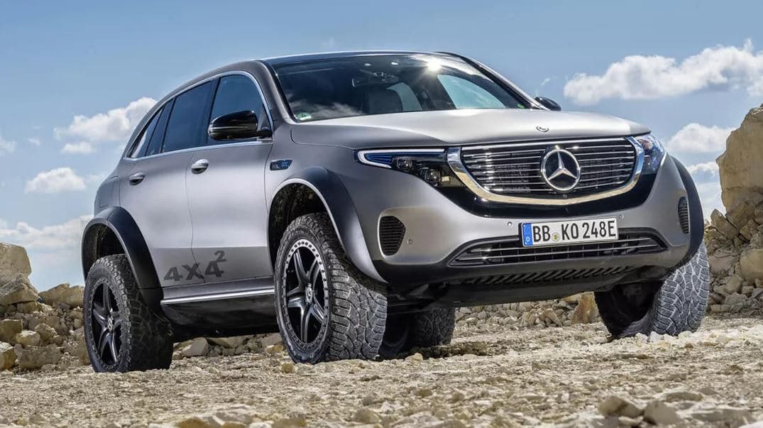 Mercedes Benz Introduces EQC 4 × 4 Squared Concept for EVs