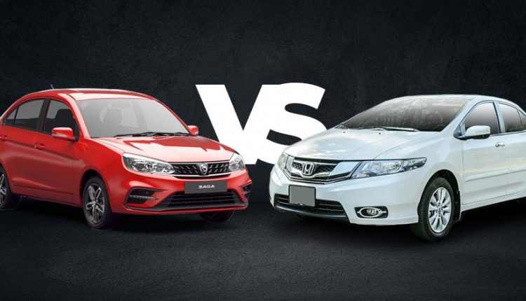 Proton Saga Standard MT Vs Honda City 1.3L MT: