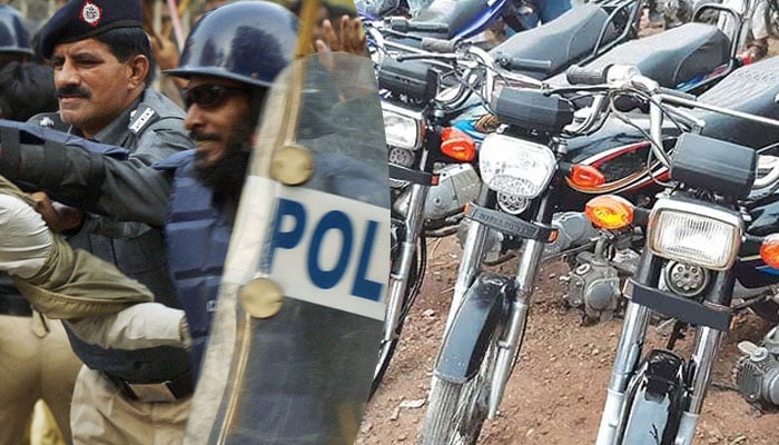 Strange Step of Karachi Police to Avoid Bike Theft