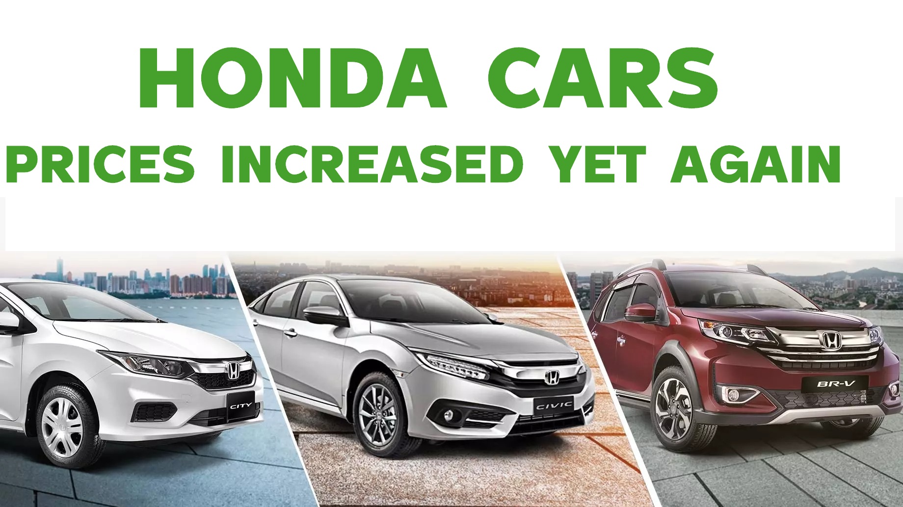 Honda Car Prices Increase February 2023