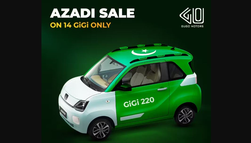 GUGO Motors Offers Special Azadi Sale Discounts on GiGi 220