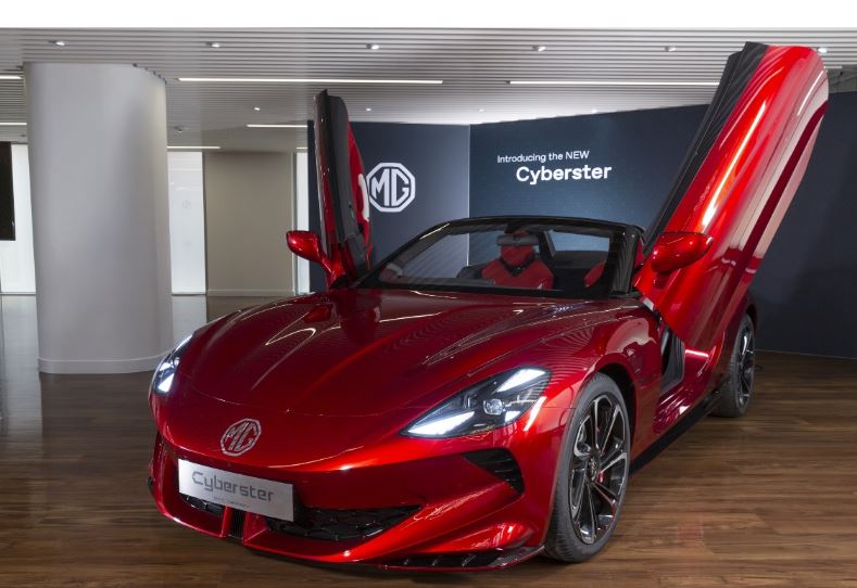 MG Cyberster 2024: Modern Design and Interior Highlights