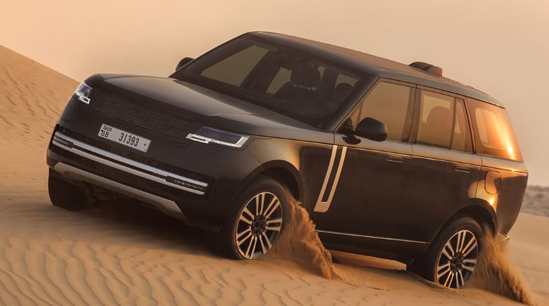 New Range Rover Electric SUV: Desert Testing Images