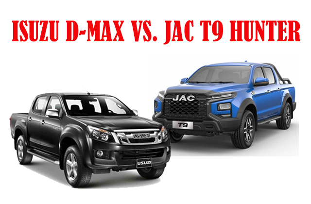 JAC T9 Hunter vs ISUZU D-Max JAC T9 Hunter vs ISUZU D-Max