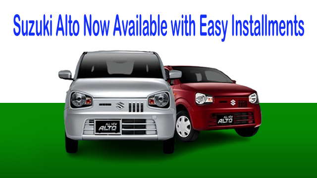 New Suzuki Alto 2025 with Easy Installments Plans