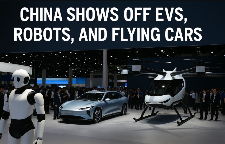 China Shows Off EVs, Robots, and Flying Cars