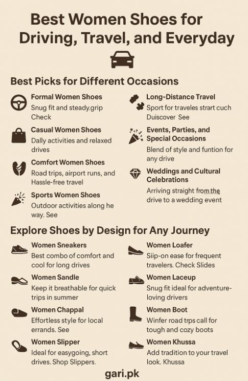 Best Women Shoes for Driving, Travel, and Everyday Life