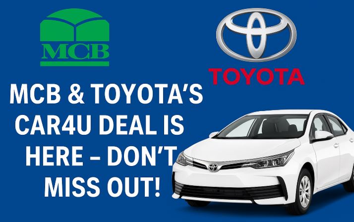 Toyota Pakistan and MCB Car4U Deal: Full Details Inside