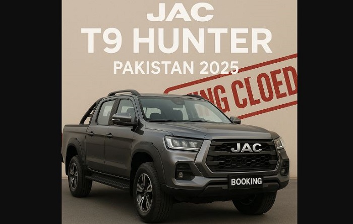 JAC Pakistan Stops New Bookings for T9 Hunter