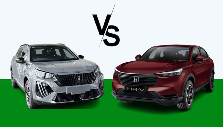 New Peugeot 2008 vs Honda HR-V - Full Specs Comparison