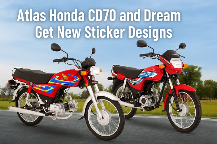 Honda CD-70 and CD-70 Dream Get New Sticker Designs Honda CD-70 and CD-70 Dream Get New Sticker Designs