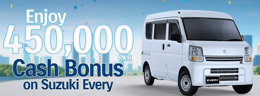 Suzuki Offers Rs. 450,000 Cash Bonus on Every model Suzuki Offers Rs. 450,000 Cash Bonus on Every model