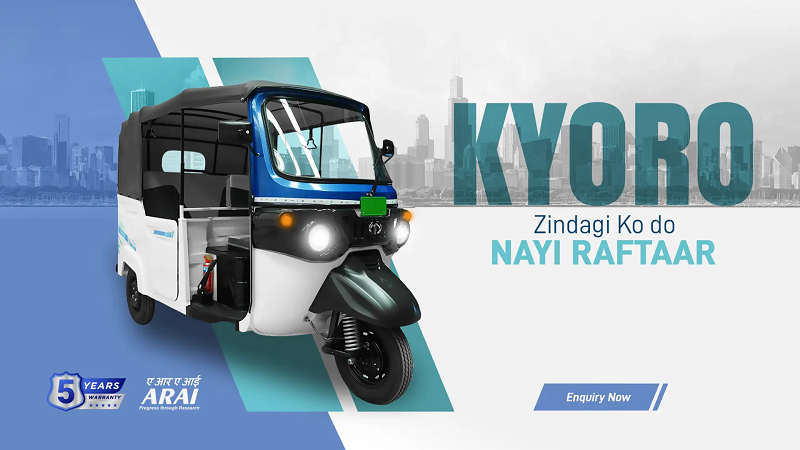 Kyoro Japanese Electric Rickshaw Now Available in Pakistan