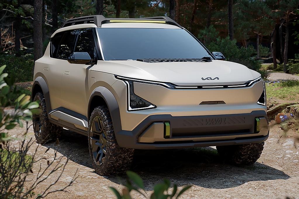 KIA EV5 WKNDR Debuts With Rugged Electric SUV Design